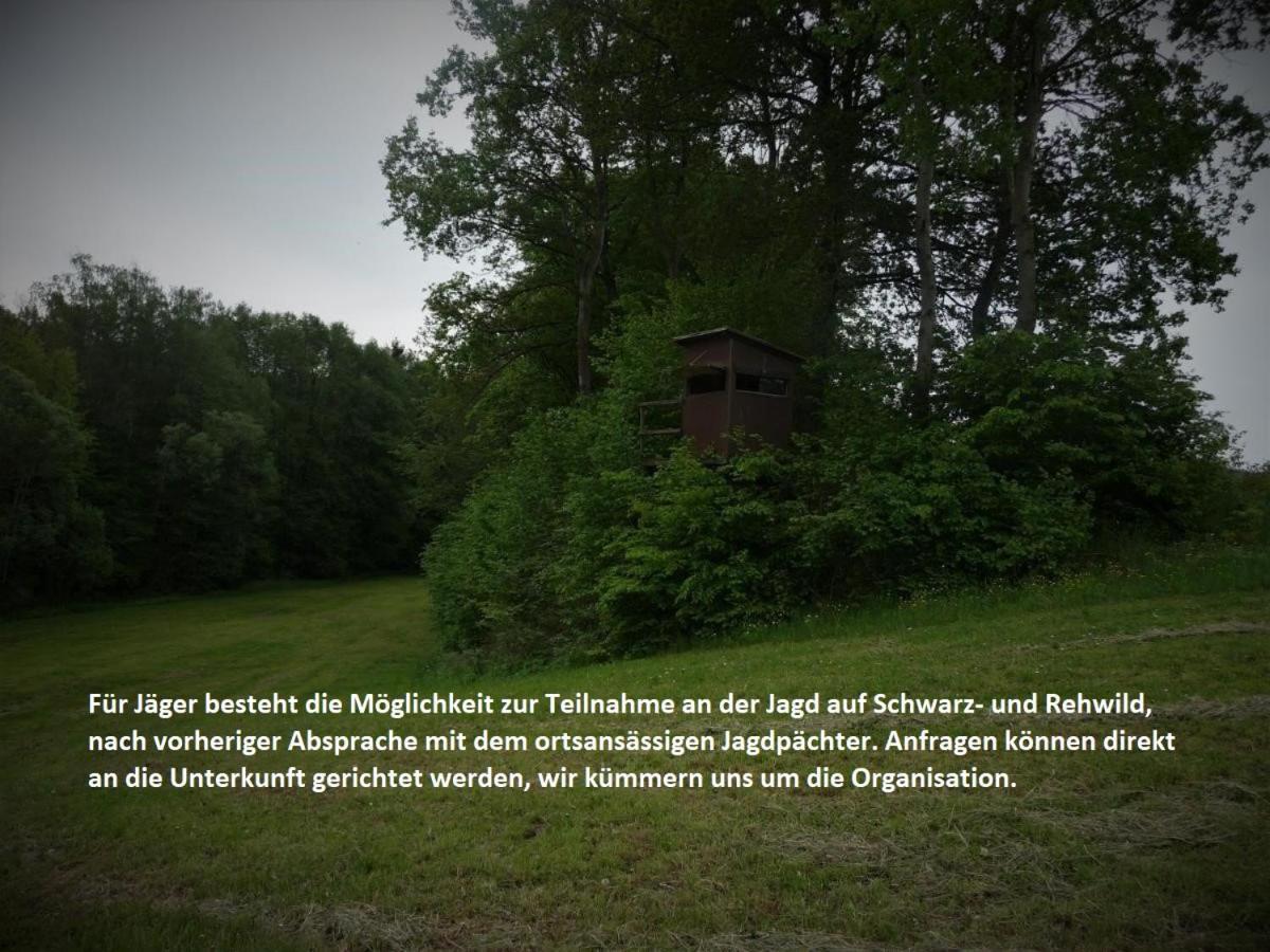 Ferienwohnung In Der Rhoen Willmars Bagian luar foto